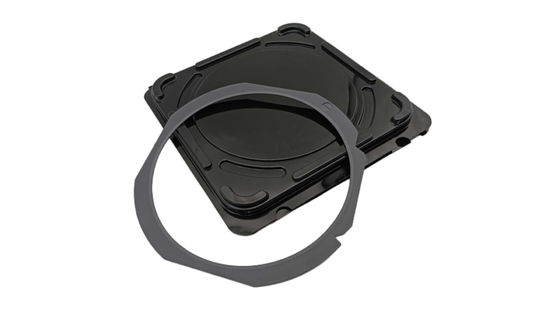 kupować Pudełka do płytek Clamshell Single Flex Frame Shippers With Match Expand Ring Used For Wafer Fab online manufacture