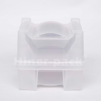 Przejrzysty materiał PP Wersjalny uchwyt do płytek 8'' Wafer Shipping Box For Silicon Wafer